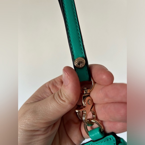 Poppy & Peonies Teal Clutch - Picture 3 of 5